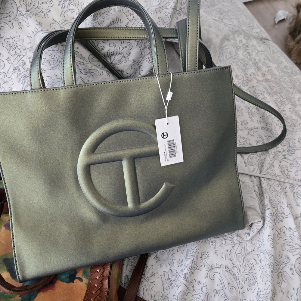 Telfar Mystic Green Tote Bag